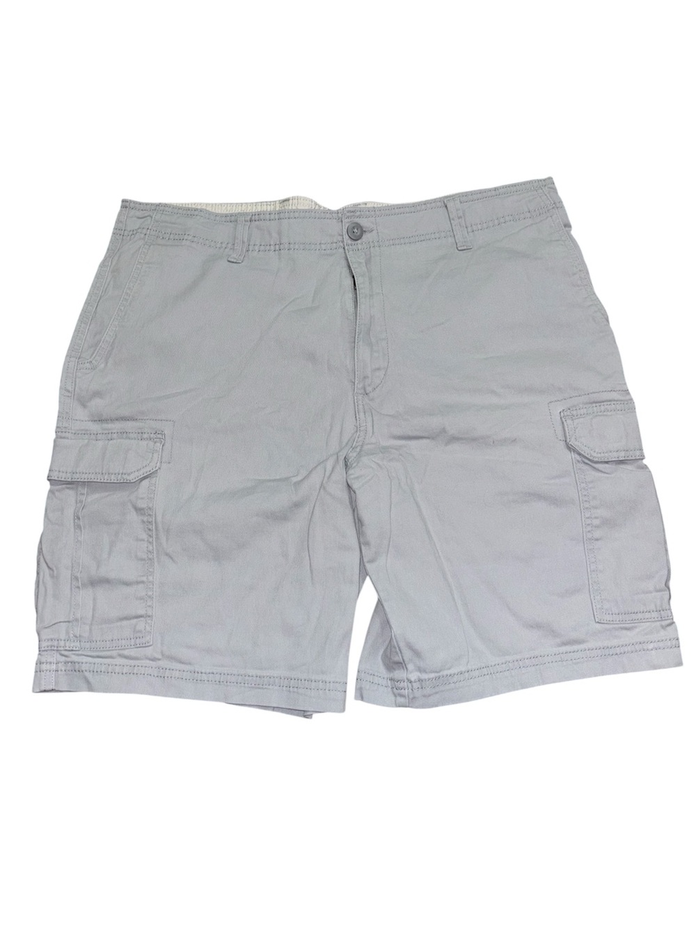 light gray cargo shorts